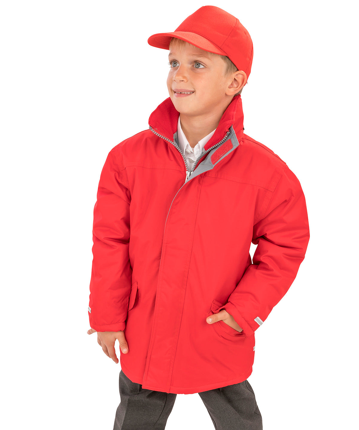 Result Core Junior Winter Parka Waterproof Windproof Fleece Lined Jacket