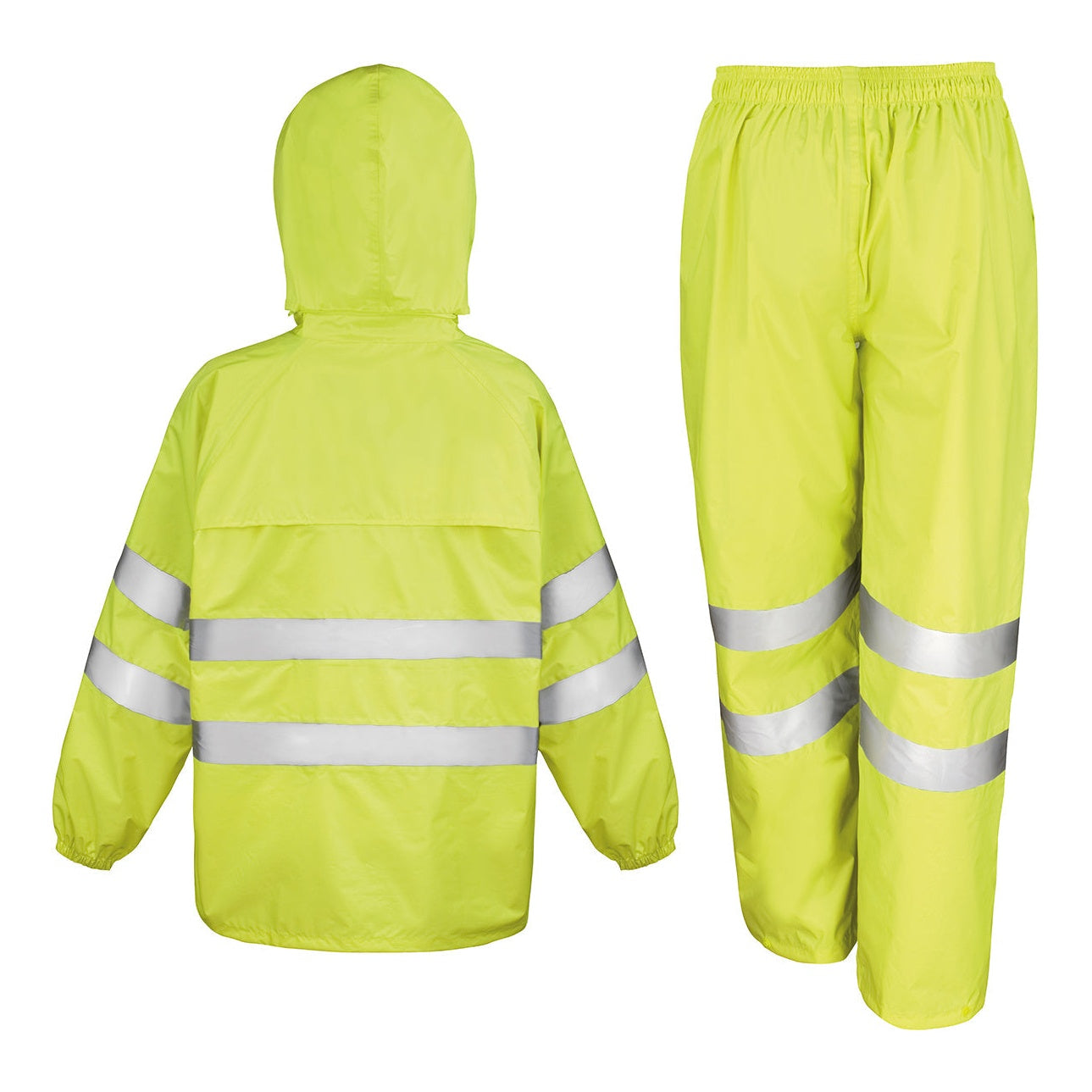 Result Safeguard High-Viz Waterproof Suit Windproof Reflective Workwear XS-4XL