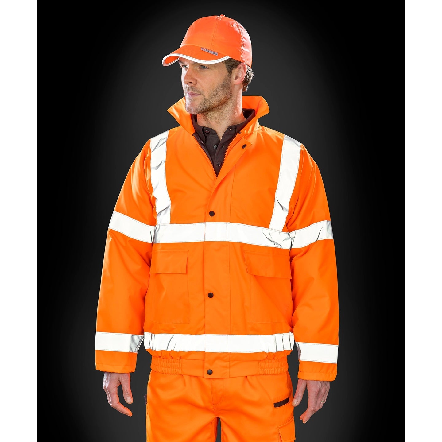 Result Core High-Viz Winter Blouson Jacket EN ISO 20471 Waterproof Insulated