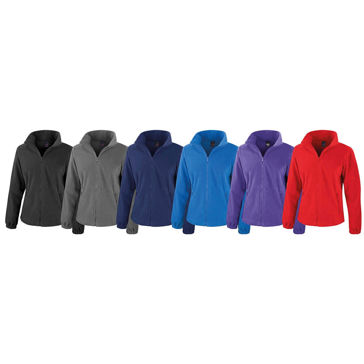 Result Core Women's Norse Outdoor Fleece Lightweight Warm Zip Pockets XS-2XL