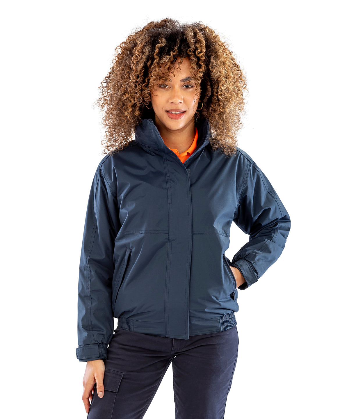 Result Core Women's Fleece Lined Waterproof Blouson Jacket with Hood
