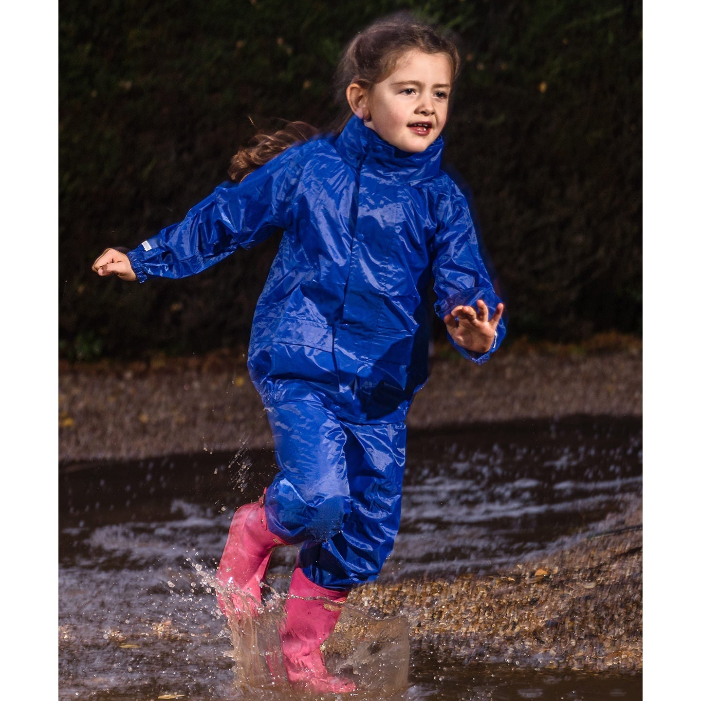 Result Core Junior Waterproof Rain Suit with Reflective Cuffs and Hood