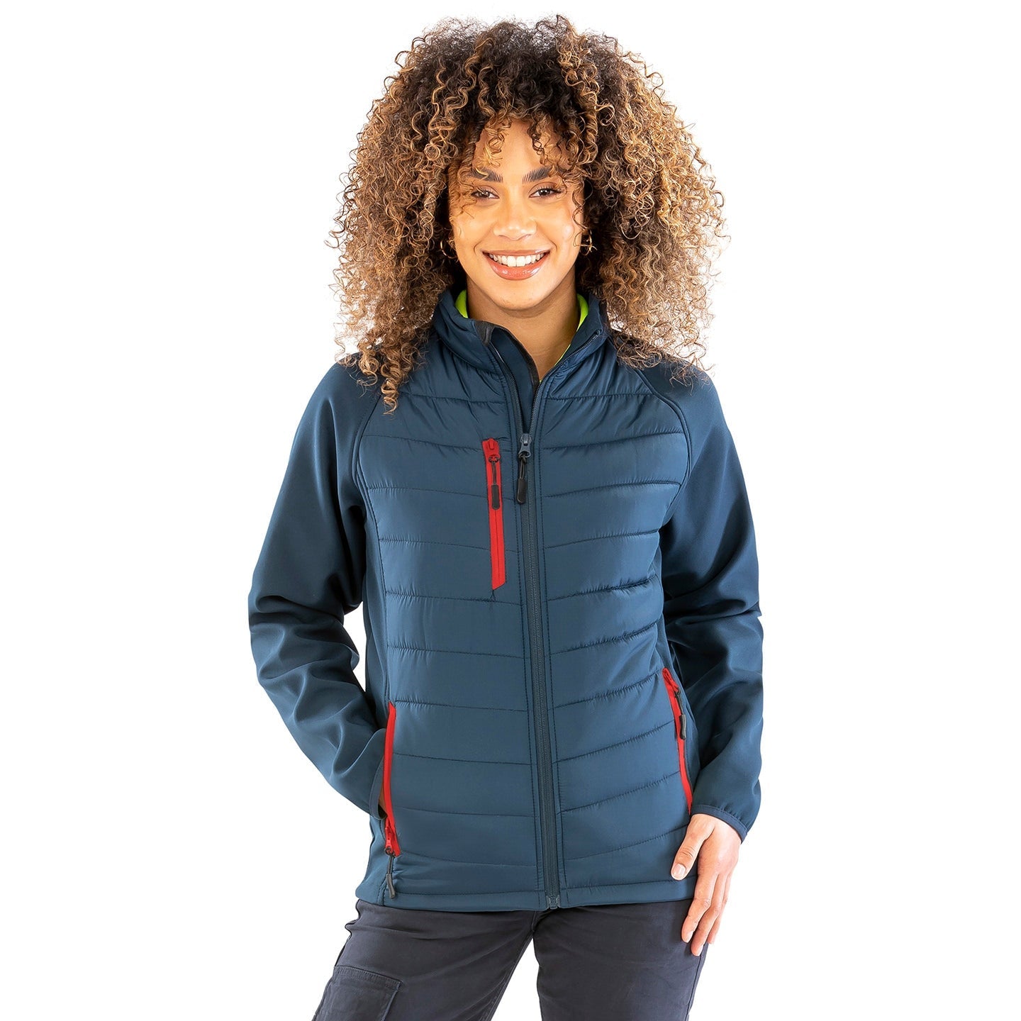Result Recycled Compass Padded Softshell Jacket Showerproof Windproof Warm