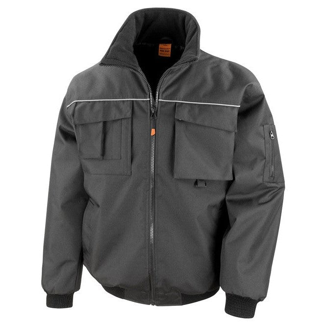 Result Workguard Sabre Pilot Jacket Durable Blouson with Reflective Piping