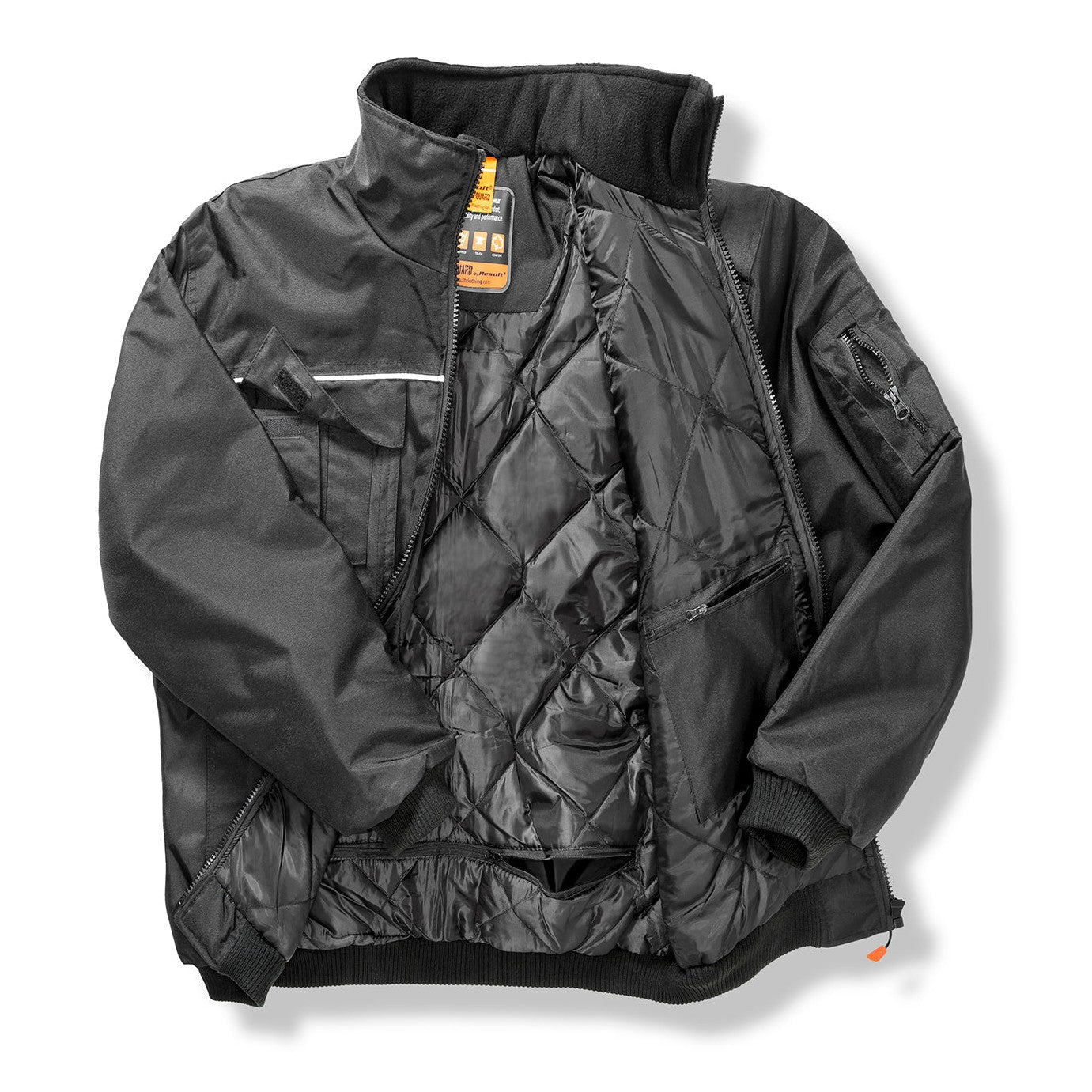 Result Workguard Sabre Pilot Jacket Durable Blouson with Reflective Piping
