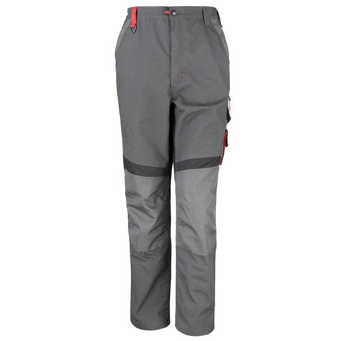 Result Workguard Technical Trousers with Elastic Waistband and Knee Pad Pockets