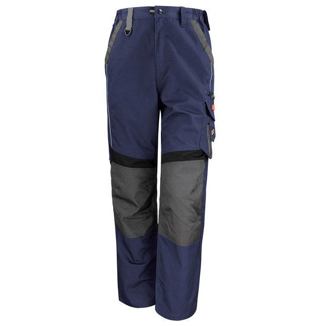 Result Workguard Technical Trousers with Elastic Waistband and Knee Pad Pockets
