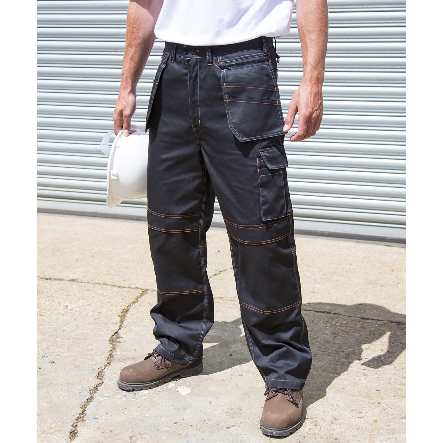Result Workguard Lite X-Over Holster Trousers Water-Resistant Black Jeans