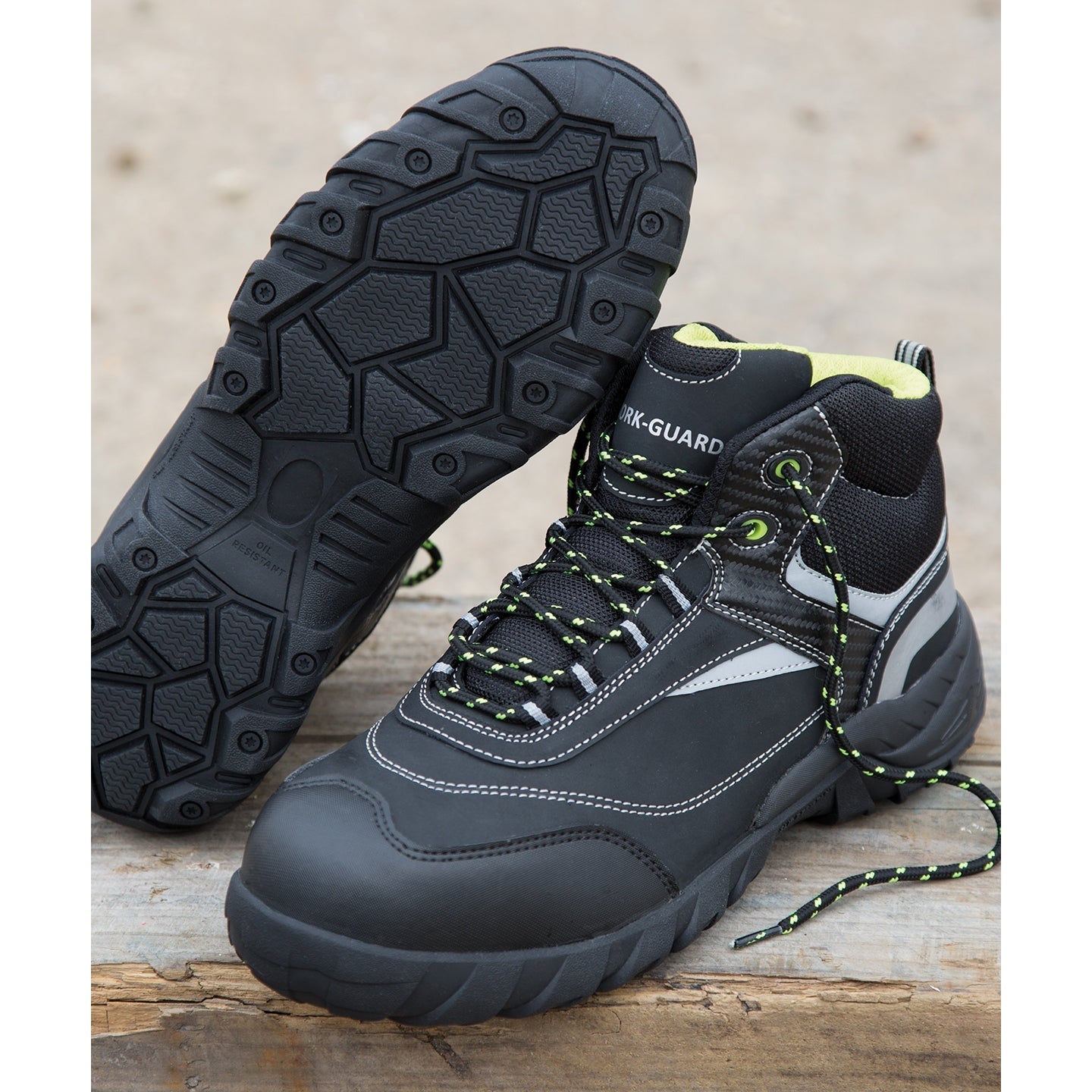 Result Workguard Blackwatch S3 Safety Boots Water Resistant Breathable Black