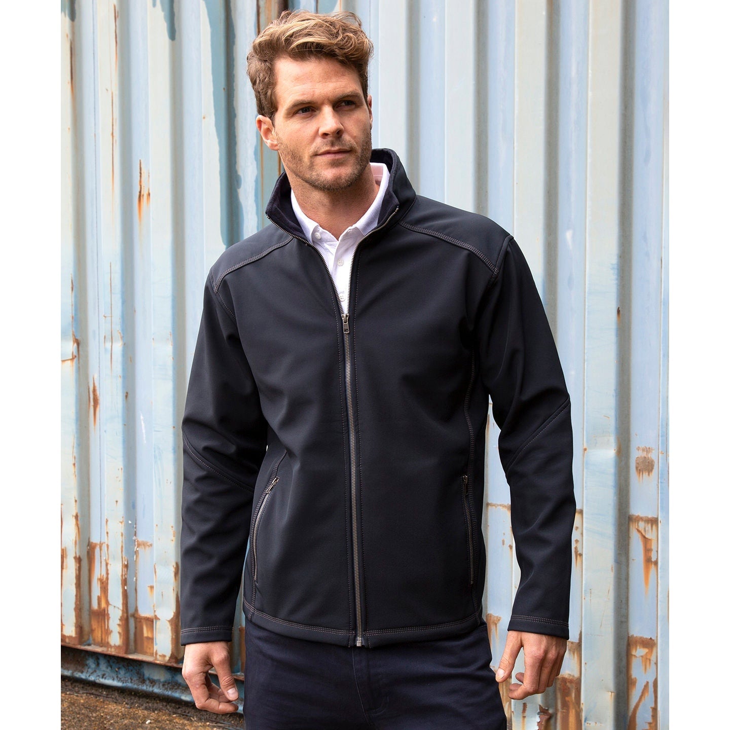 Result Workguard Treble Stitch Softshell Jacket Wind/Shower proof Microfleece