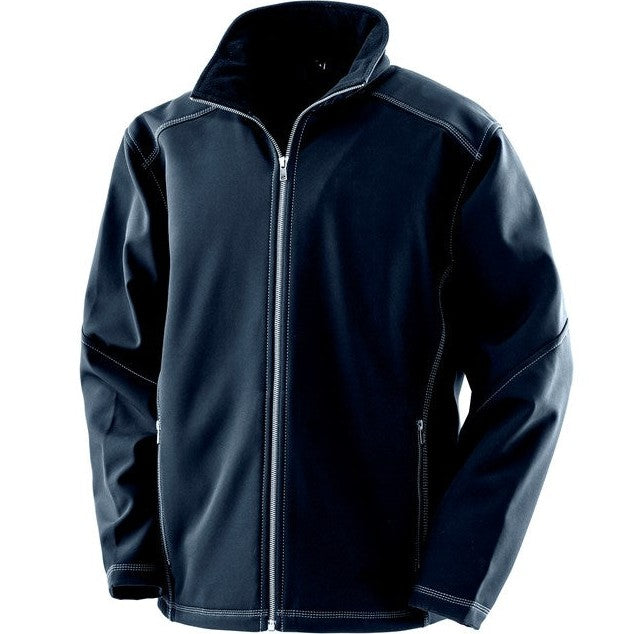 Result Workguard Treble Stitch Softshell Jacket Wind/Shower proof Microfleece