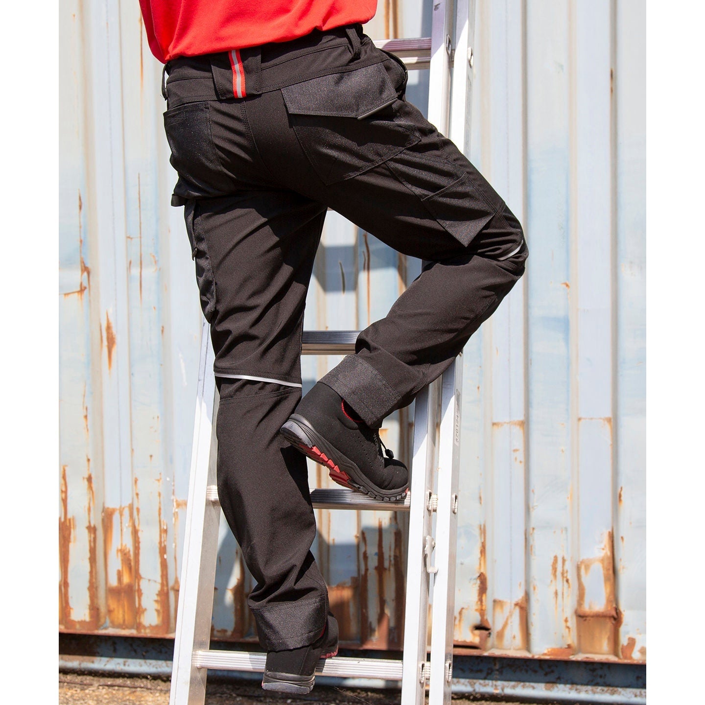 Result Workguard Slim Softshell Work Trousers Multi-Pocket Water-Repellent