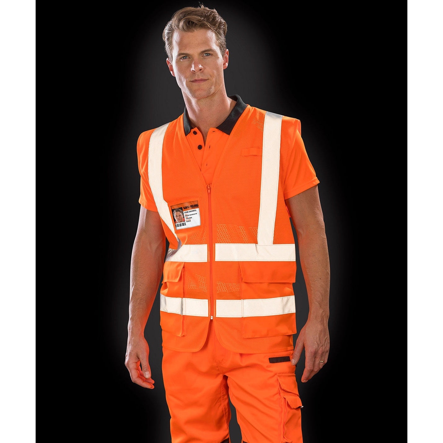 Result Safeguard Executive Cool Mesh Safety Vest EN ISO 20471 Class 2 S-3XL