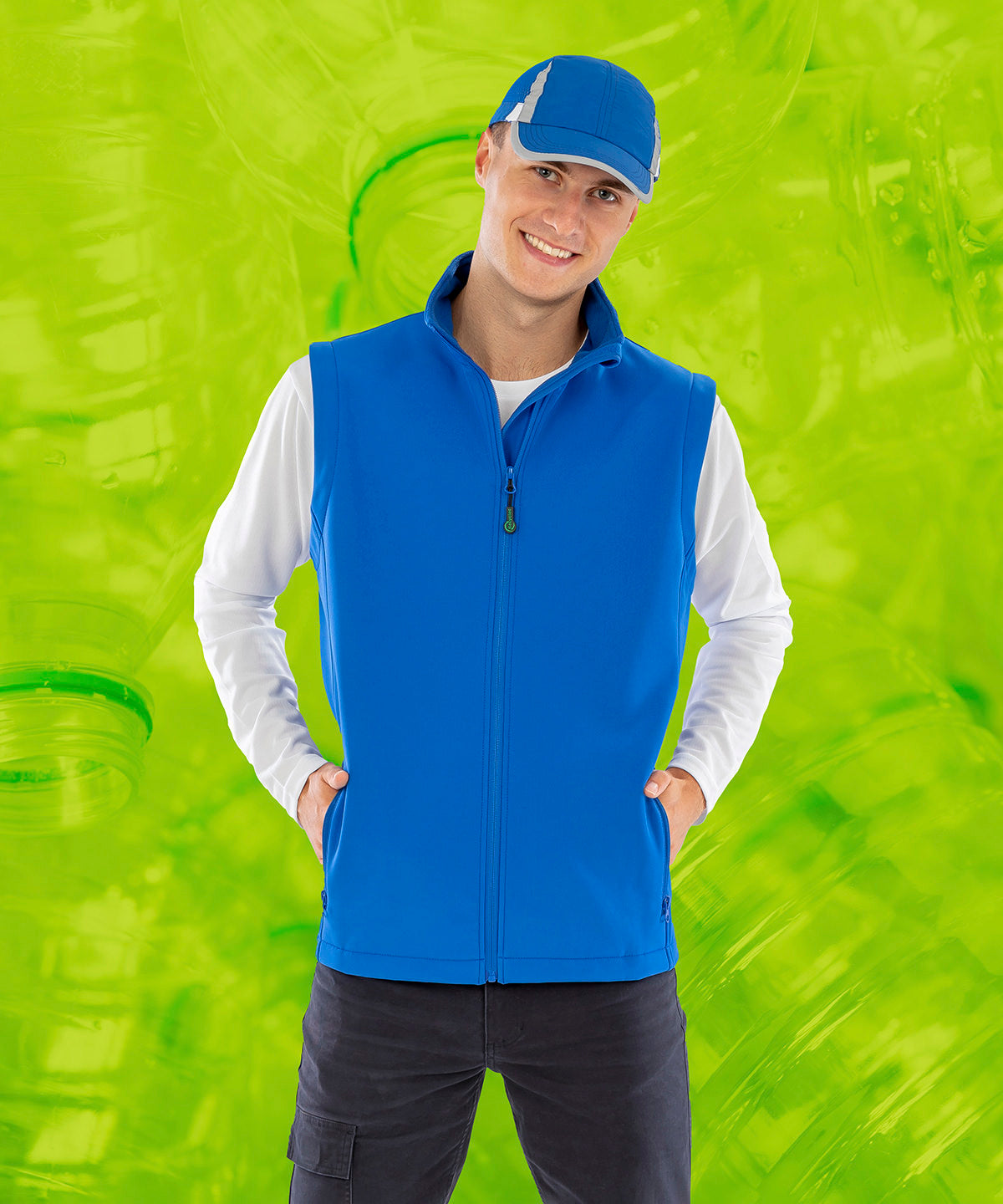 Result Men's Recycled Softshell Bodywarmer Gilet Eco-Friendly Showerproof