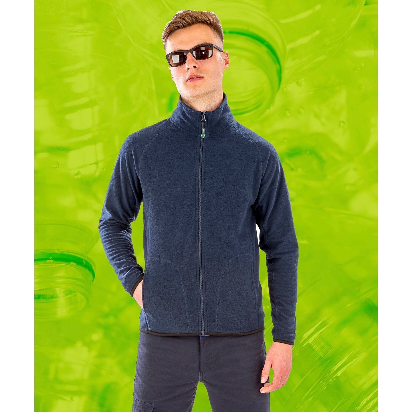 Result Recycled Microfleece Jacket Lightweight Eco-Friendly Quick-Dry XS-2XL