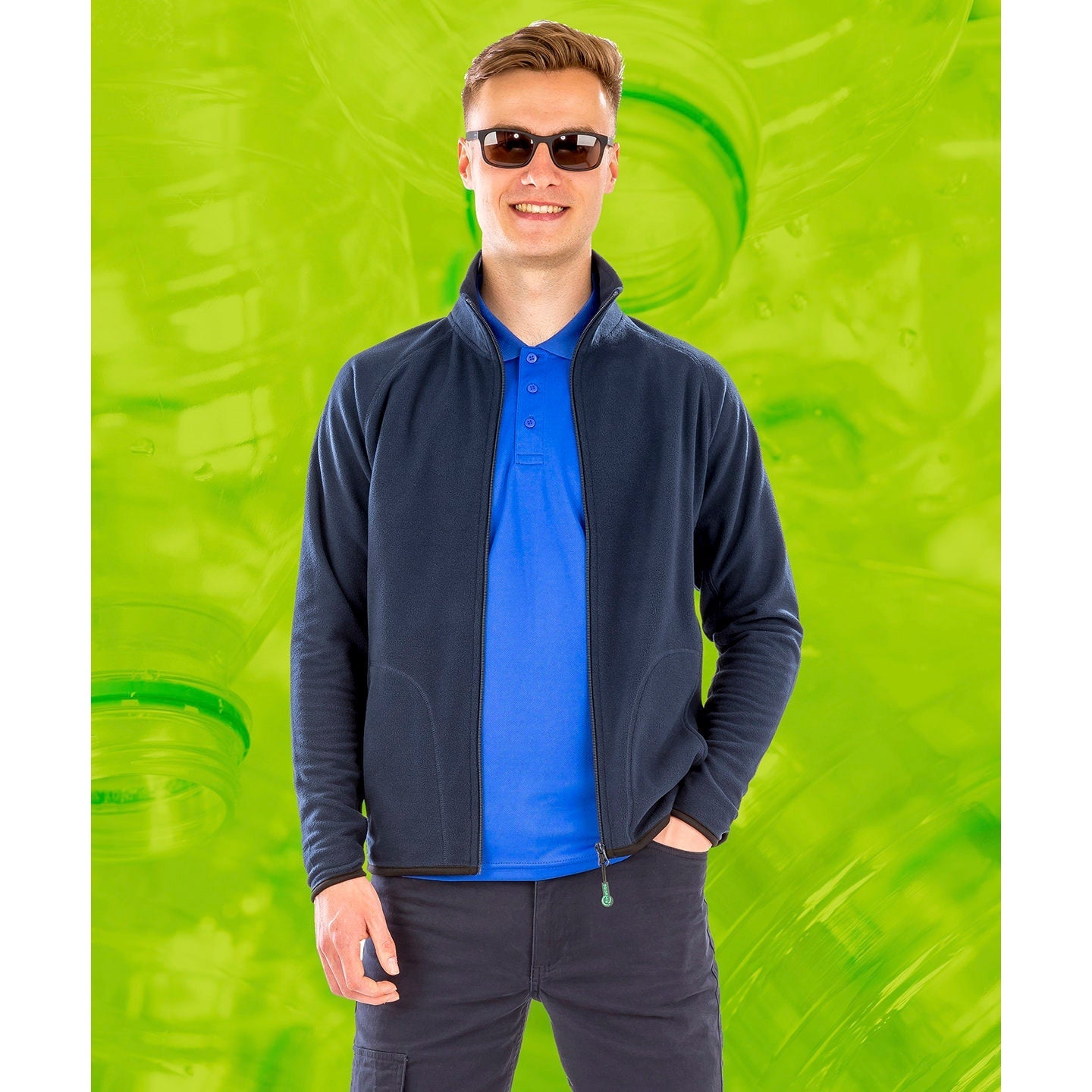 Result Recycled Microfleece Jacket Lightweight Eco-Friendly Quick-Dry XS-2XL