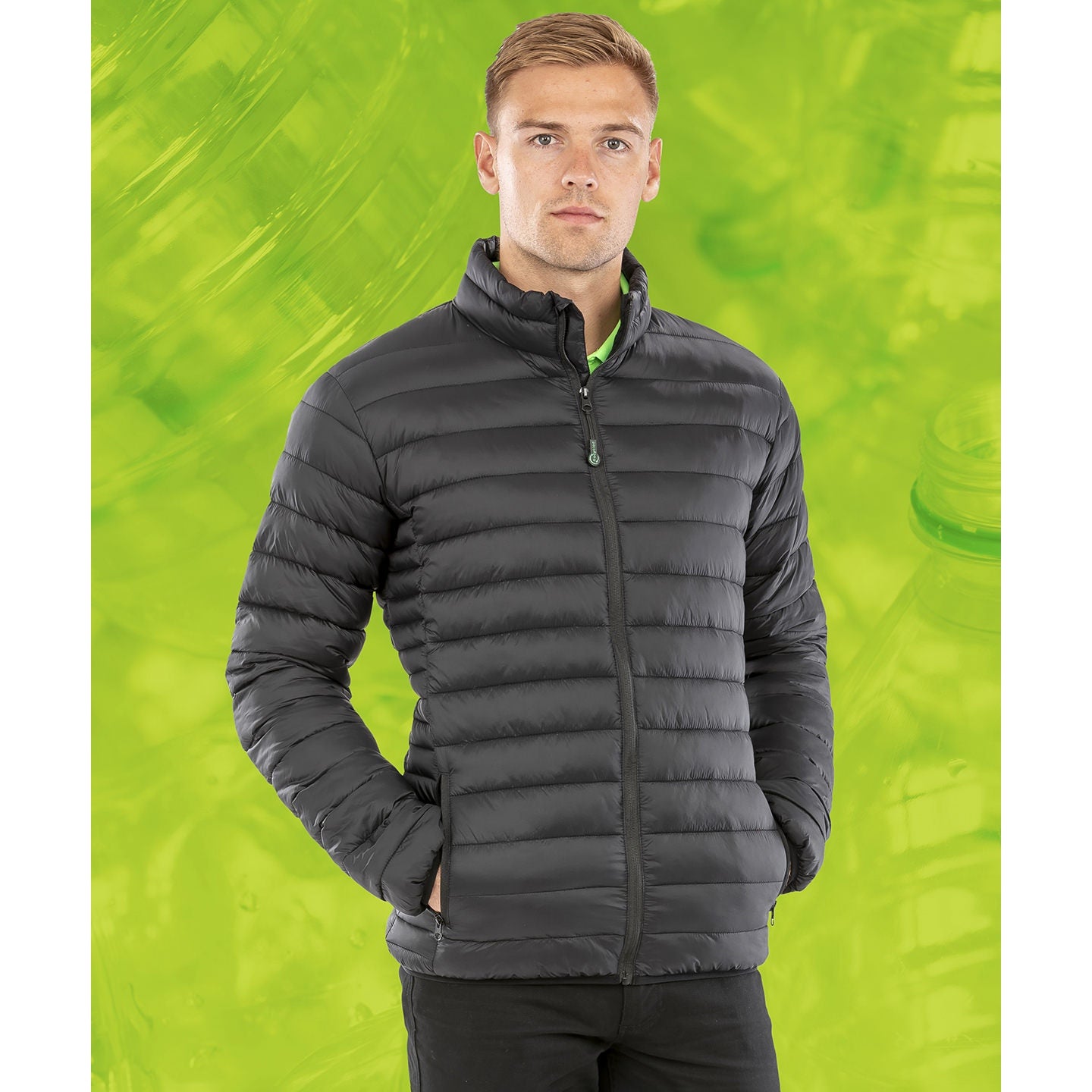 Result Recycled Padded Jacket Lightweight Warm Showerproof Windproof XS-3XL