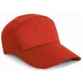 Result Headwear 7-Panel Cap Low Profile Cotton Twill Adjustable Snapback