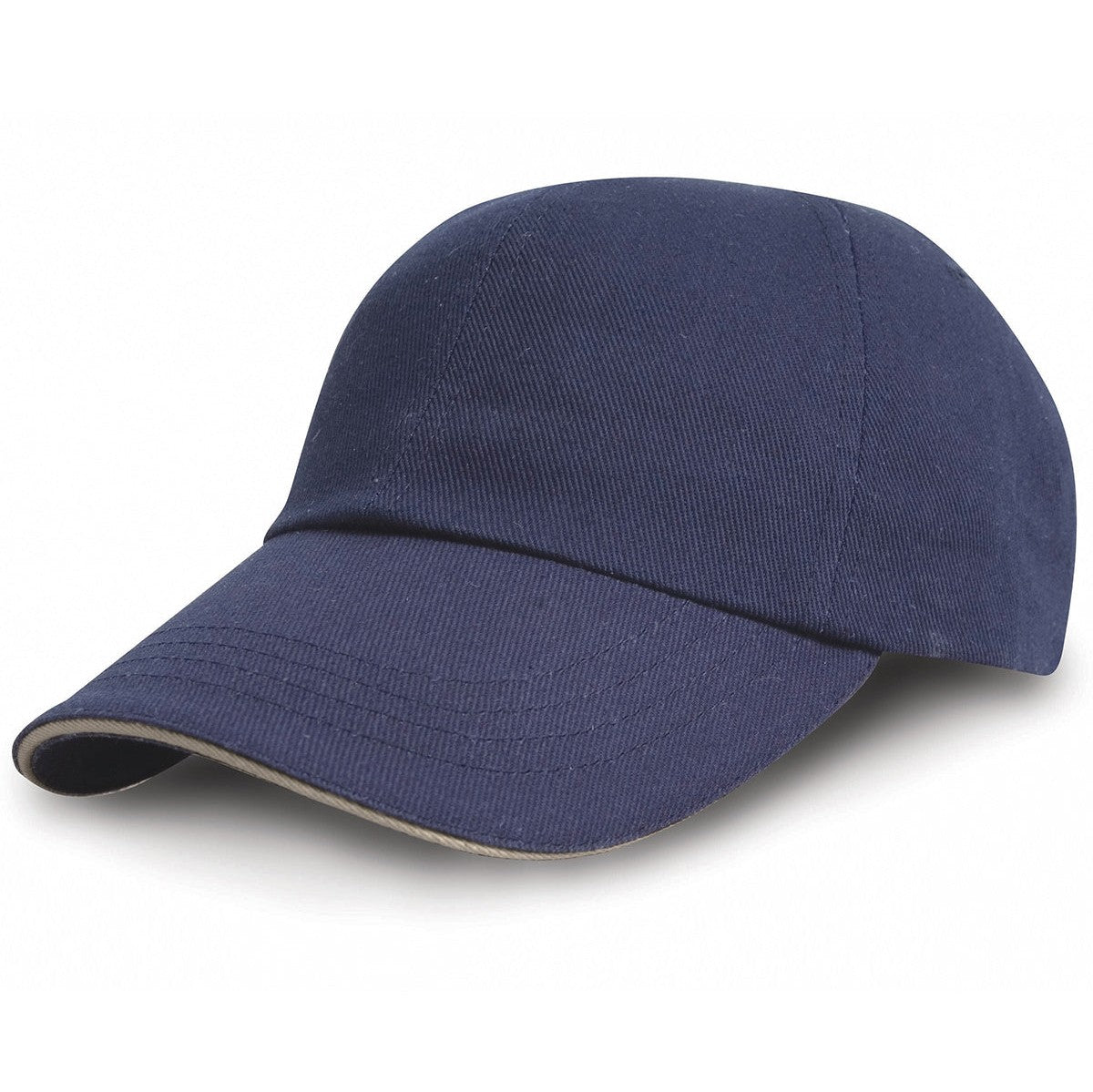 Result Headwear Heavy Cotton Drill Pro-Style Cap with Sandwich Peak - One Size