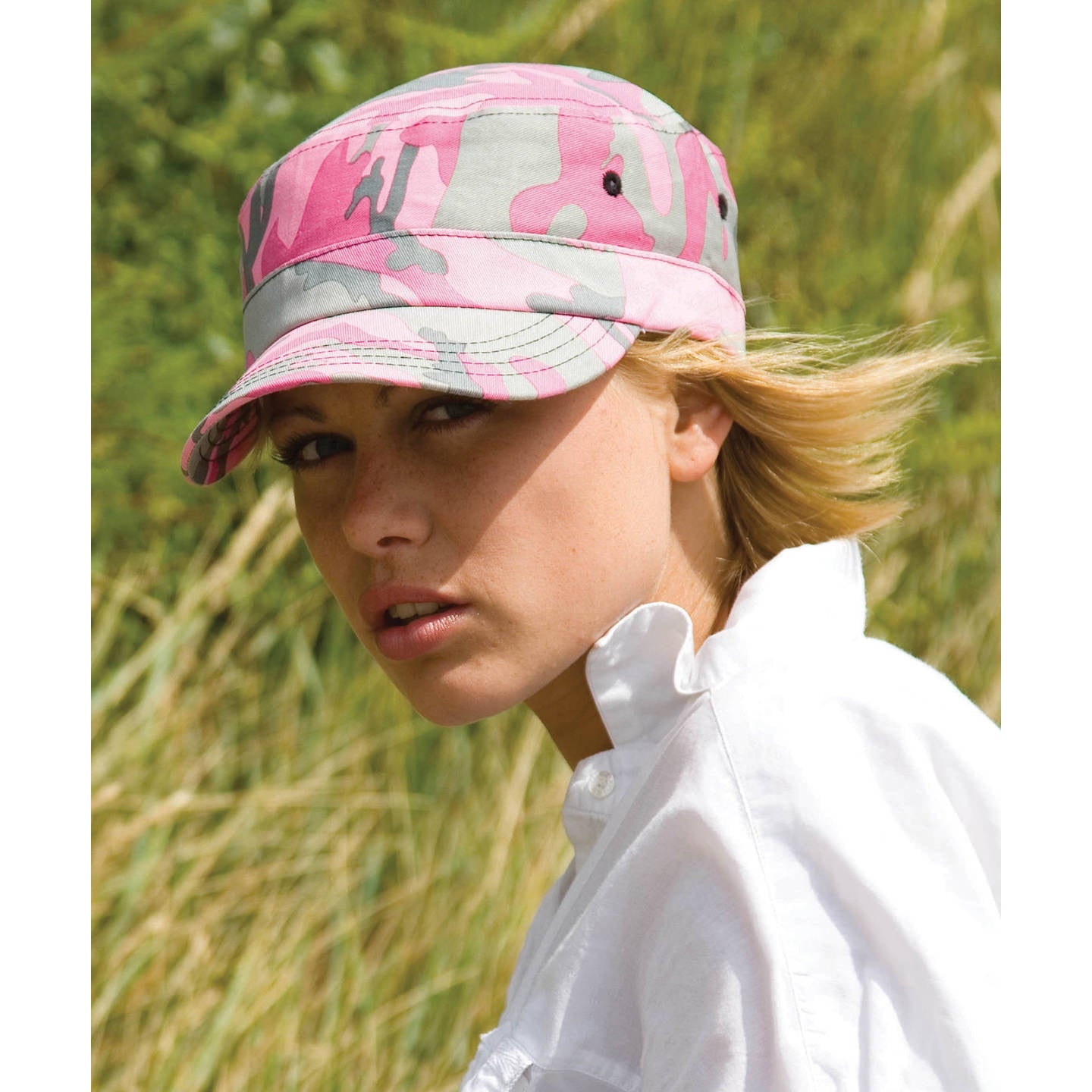 Result Headwear Urban Camo Cap Adjustable Cotton Twill Trooper Style Hat