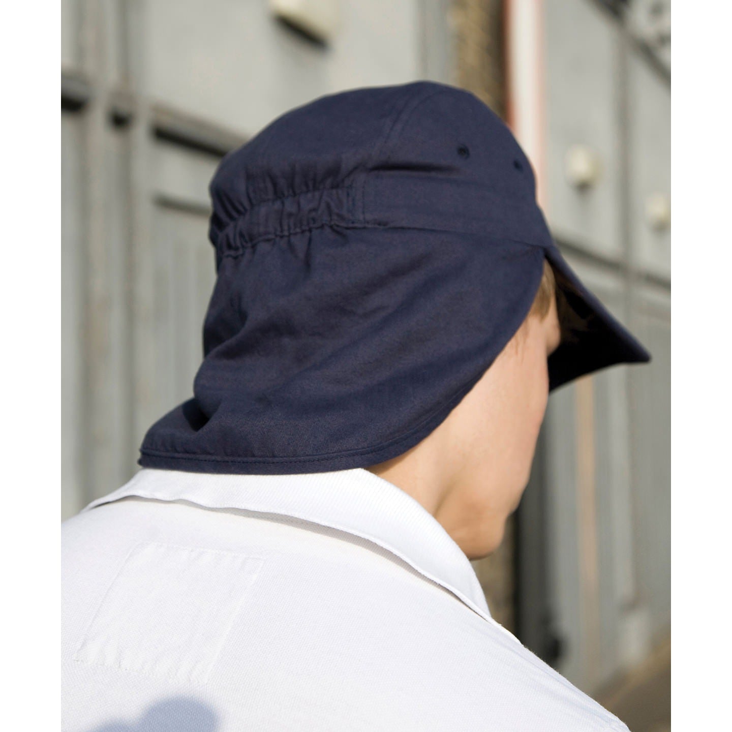 Result Headwear Fold-Up Legionnaire's Cap with Neck Flap and Size Adjuster