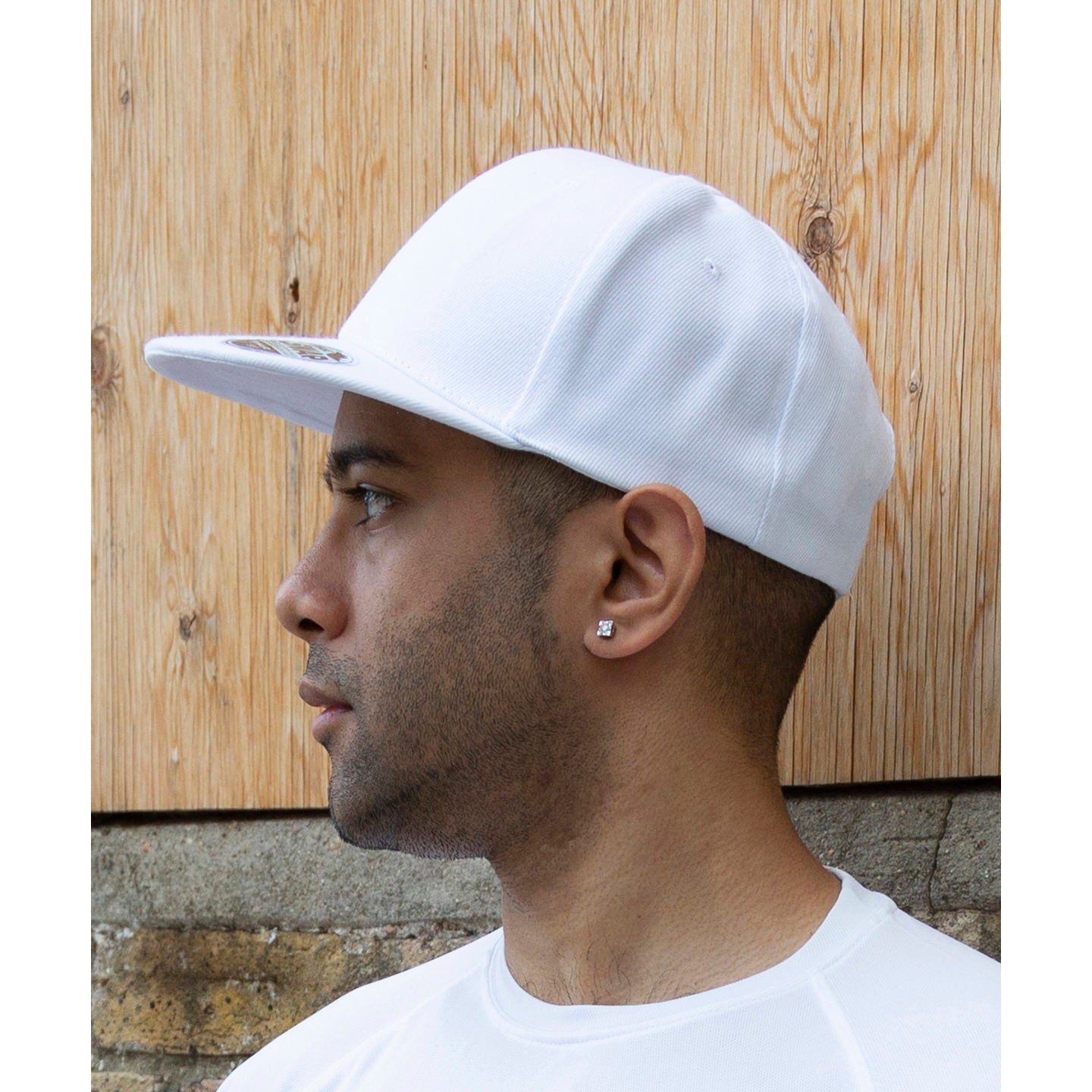 Result Headwear Bronx Flat Peak Snapback Cap Retro Style Adjustable One Size