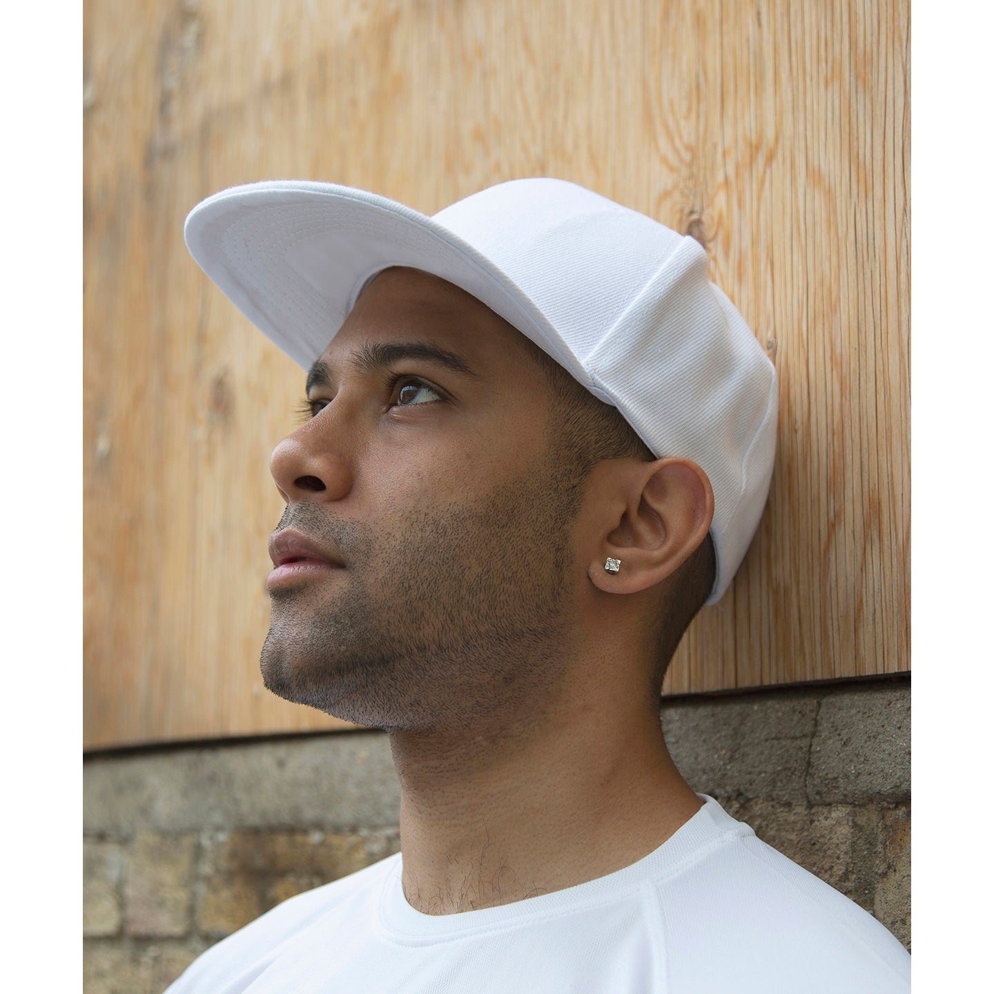 Result Headwear Bronx Flat Peak Snapback Cap Retro Style Adjustable One Size