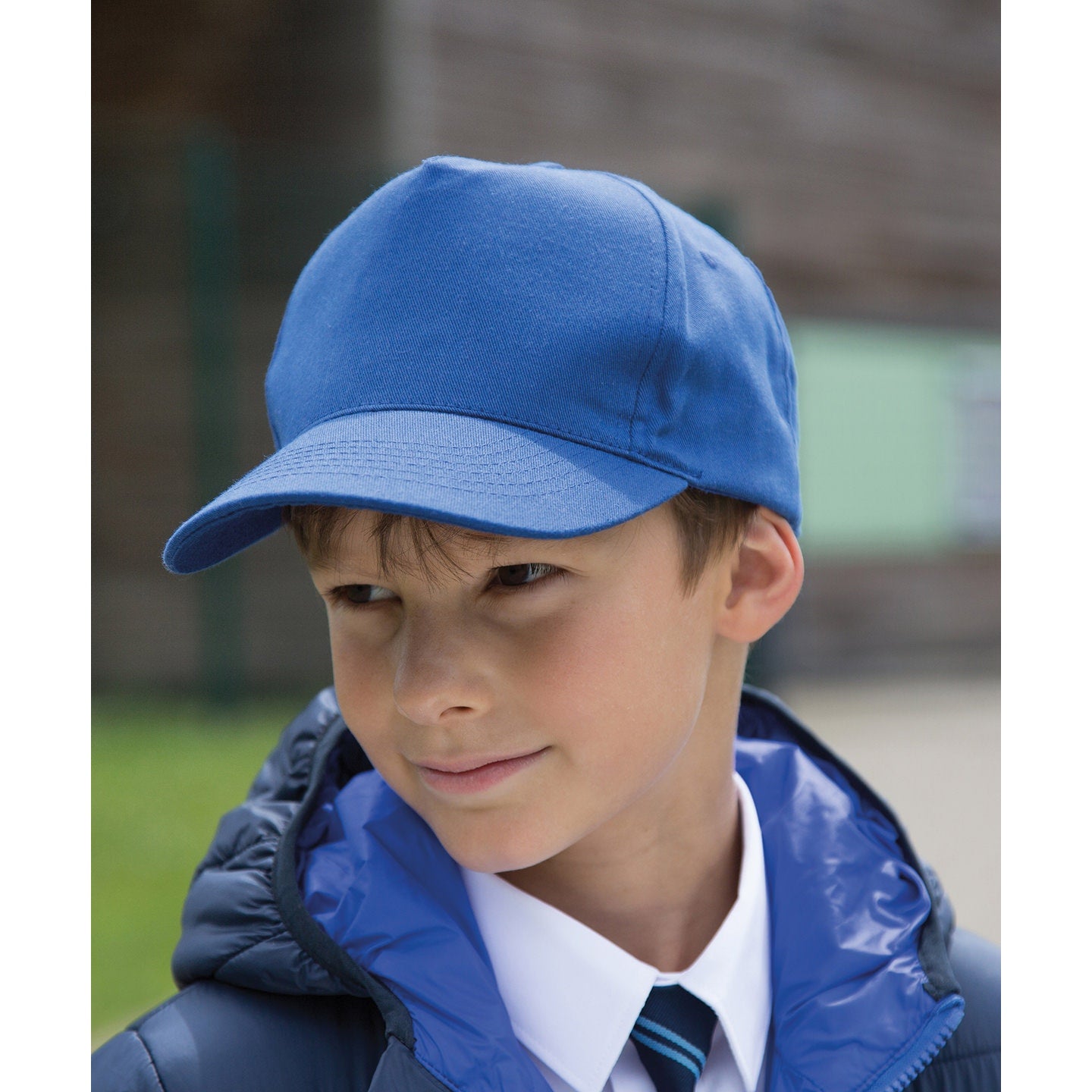 Result Headwear Boston Junior Polycotton Cap 65/35 5 Panel Kids Sports Hat