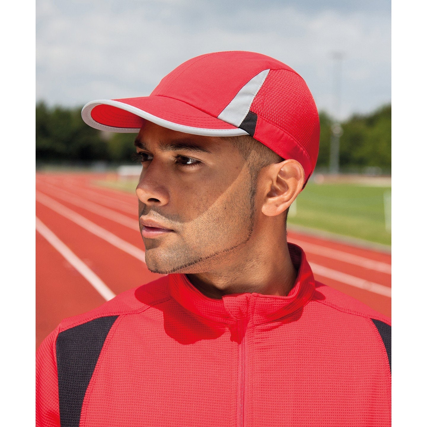 Result Headwear Featherweight Sport Cap Low Profile Quick Dry Reflective Detail