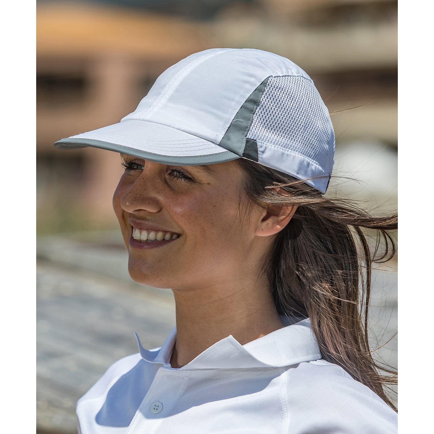 Result Headwear Featherweight Sport Cap Low Profile Quick Dry Reflective Detail