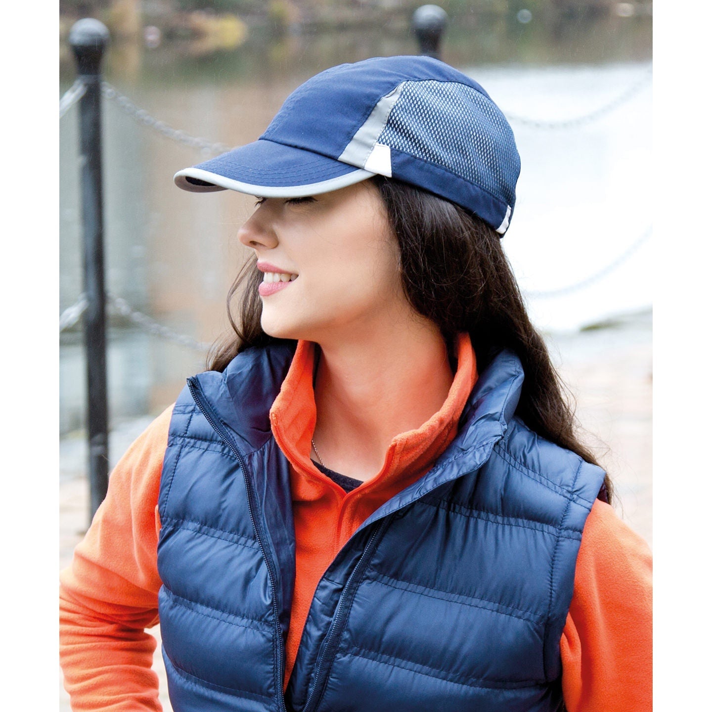 Result Headwear Featherweight Sport Cap Low Profile Quick Dry Reflective Detail