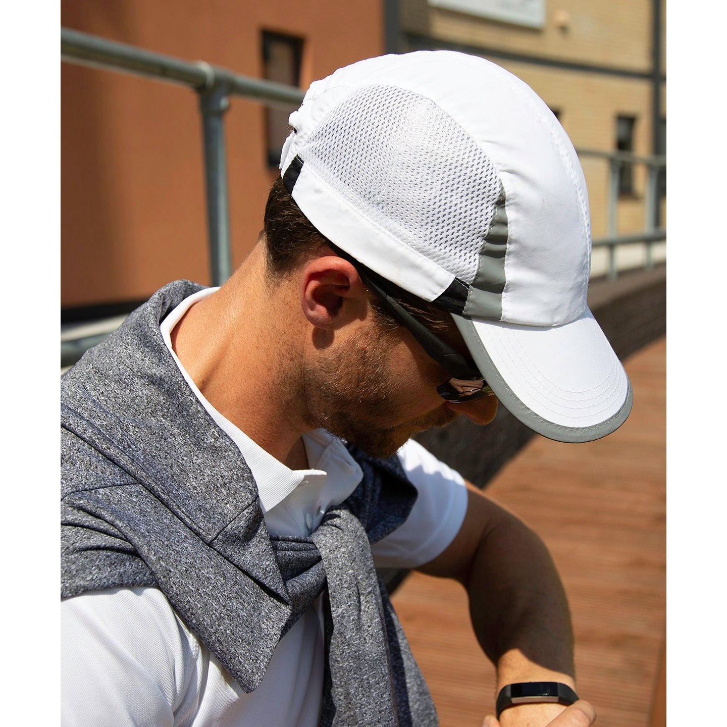 Result Headwear Featherweight Sport Cap Low Profile Quick Dry Reflective Detail