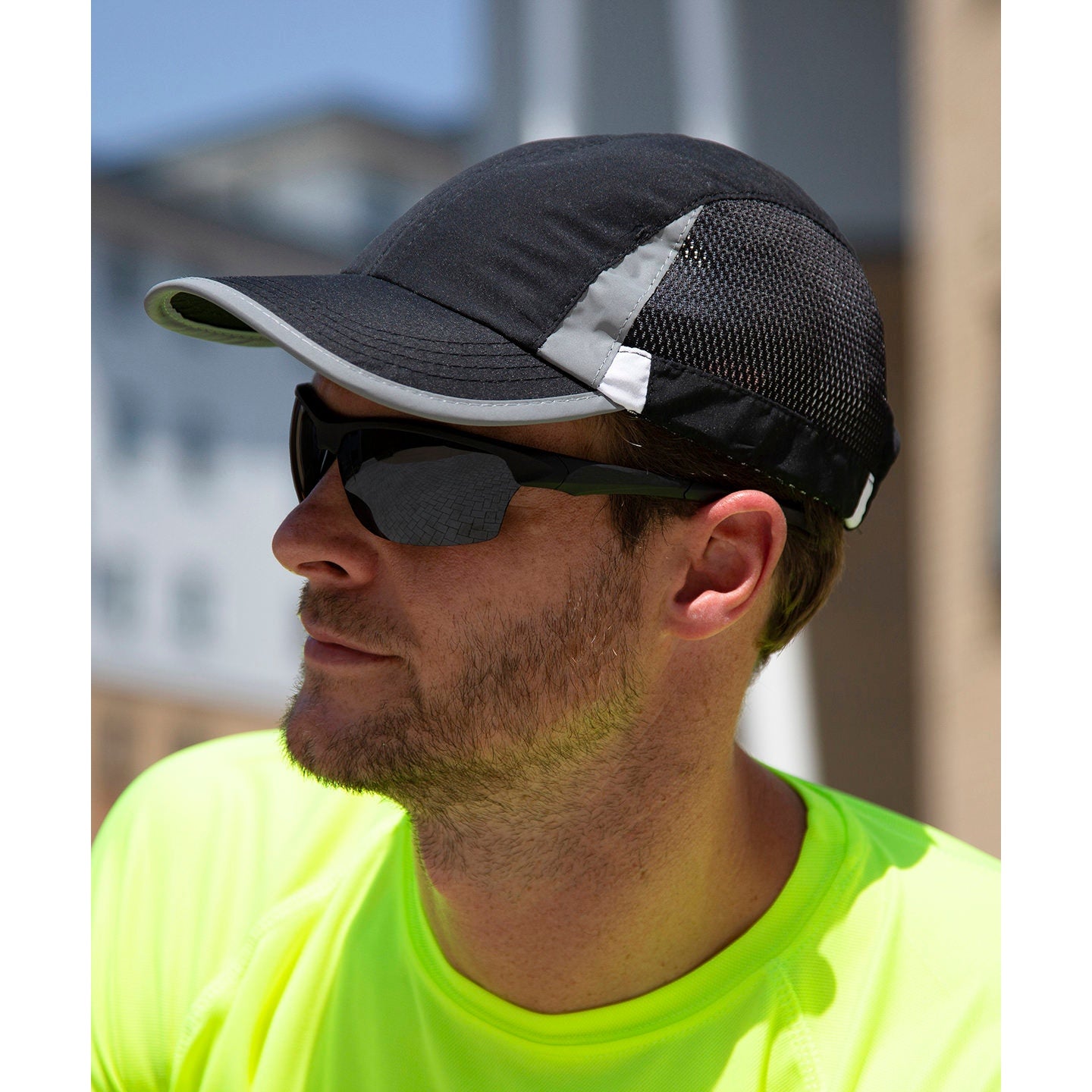 Result Headwear Featherweight Sport Cap Low Profile Quick Dry Reflective Detail