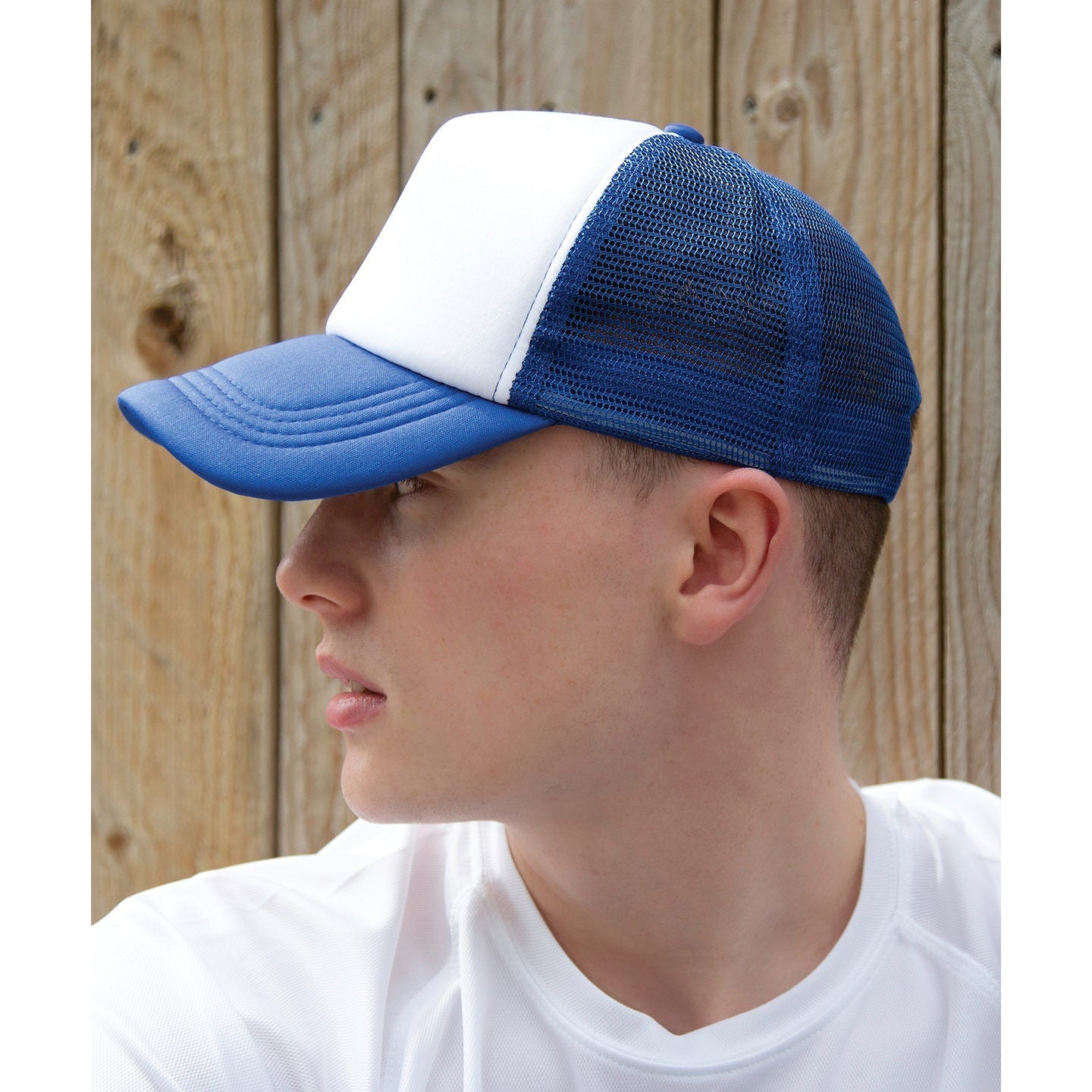 Result Headwear Core Detroit Neon Mesh Trucker Cap Snapback Adjustable One Size