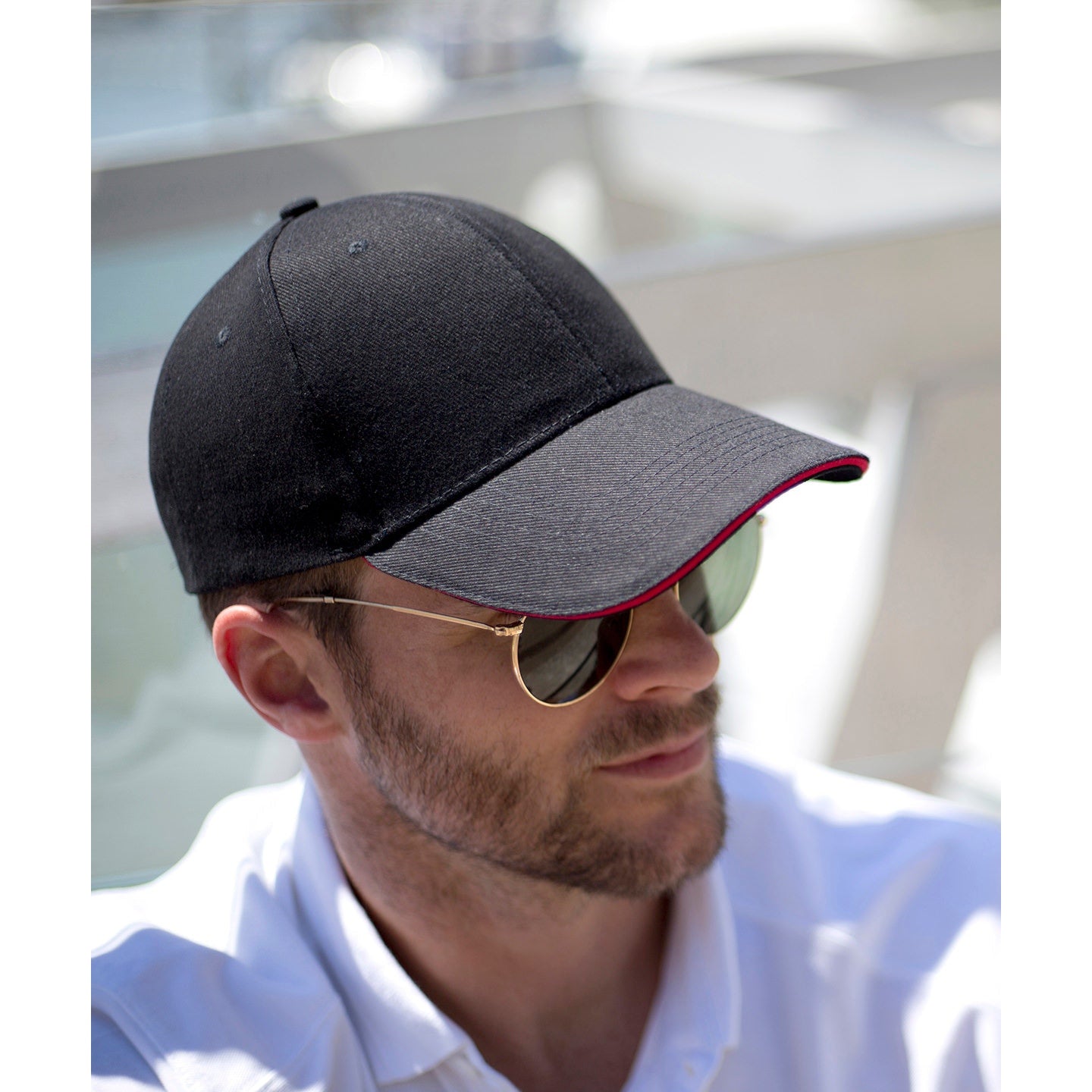 Result Headwear Memphis Brushed Cotton Low-Profile Cap Adjustable Size