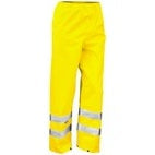 Result Safeguard High-Viz Waterproof Trousers with Reflective Bands, Class 1