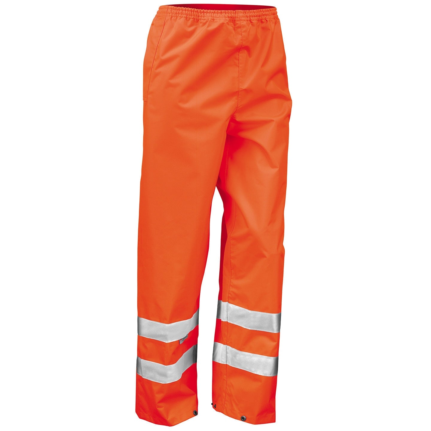 Result Safeguard High-Viz Waterproof Trousers with Reflective Bands, Class 1