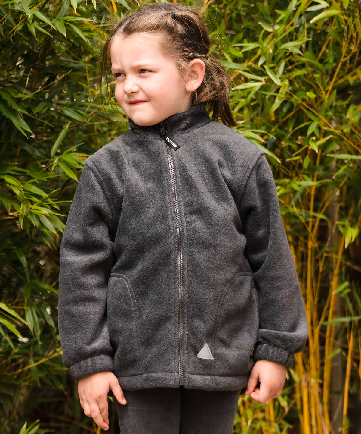 Result Junior Polartherm Jacket 100% Polyester Fleece Reflective Pockets