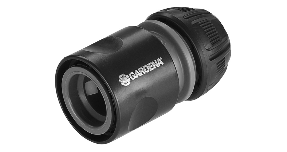 Gardena EcoLine Basic Set Sustainable Garden Hose Accessories with Nozzle
