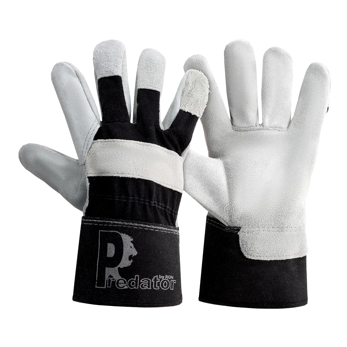 Predator Power Plus Rigger Gloves Heavy-Duty Leather Rubberised Cuff 11.5