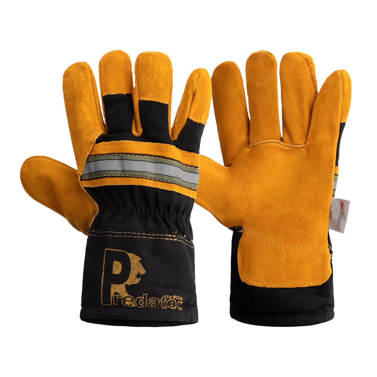Predator Winter Power Rigger Gloves Thinsulate Liner Leather Knuckle Patch