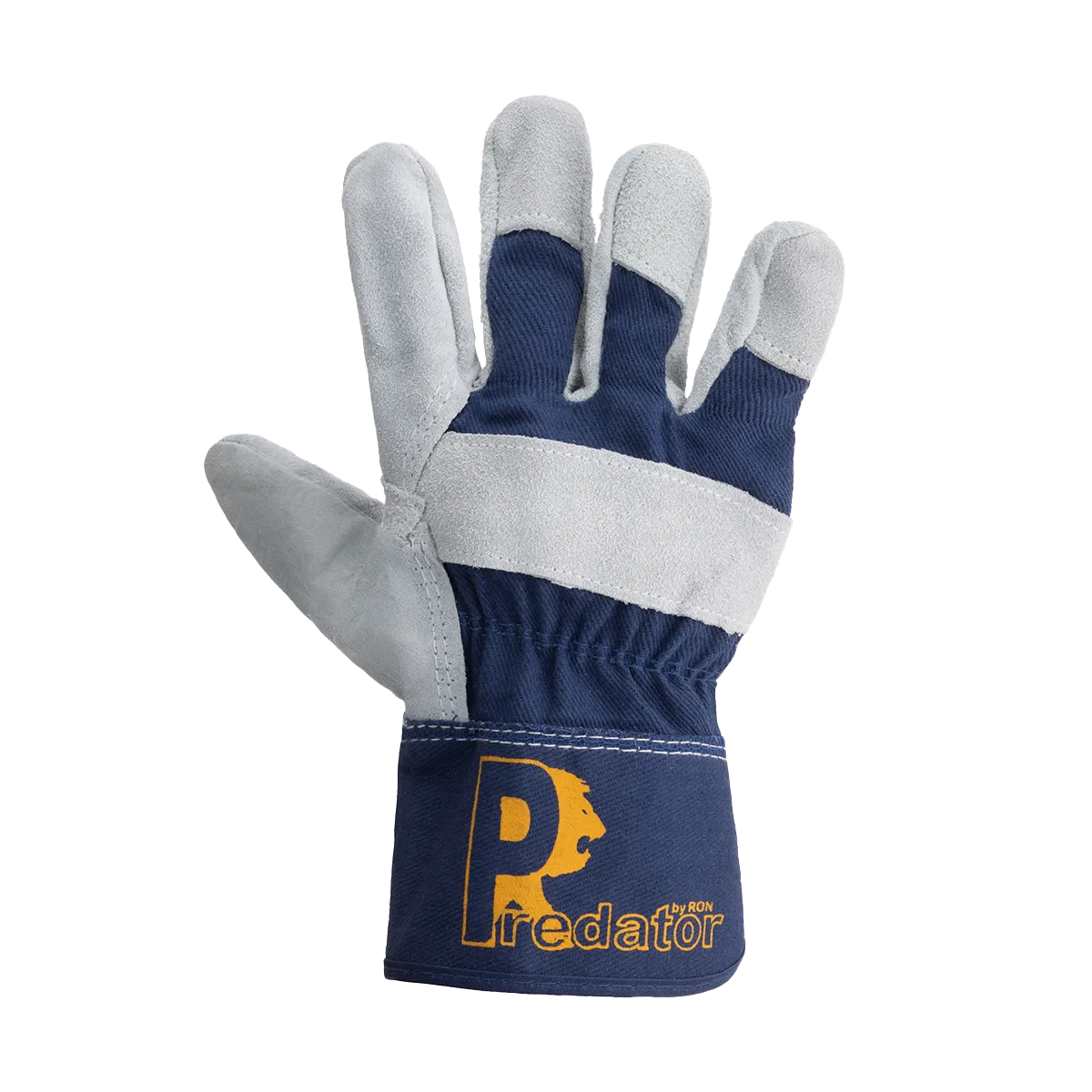 Predator Rigger Gloves Split Leather Durable Pasted Cuff Cotton Liner EN388