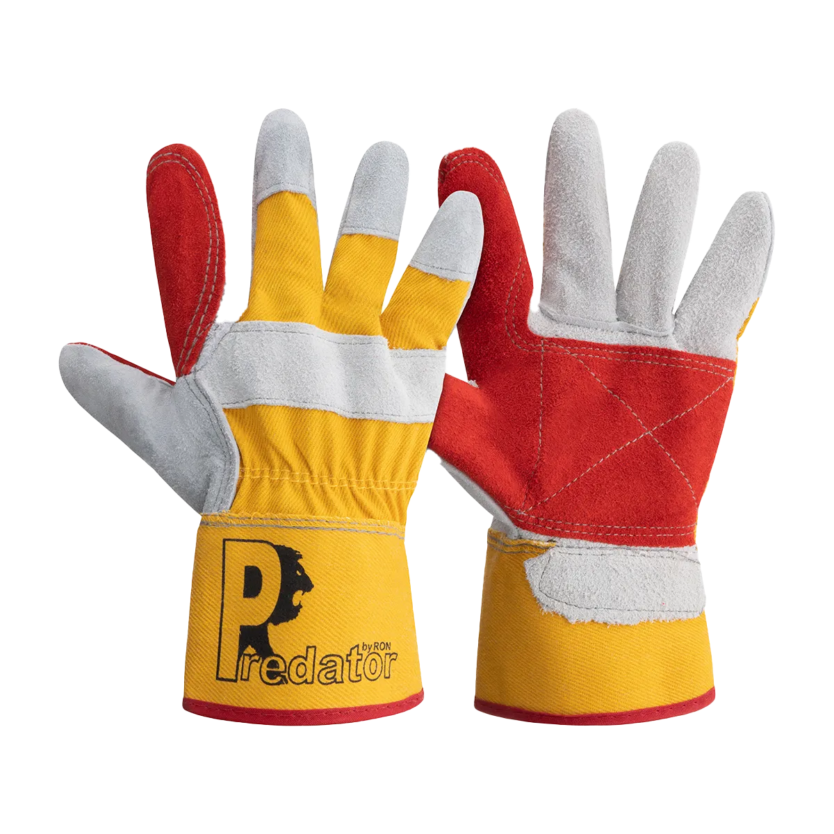 Predator Power Plus Double Palm Rigger Gloves with Leather Knuckle Patch