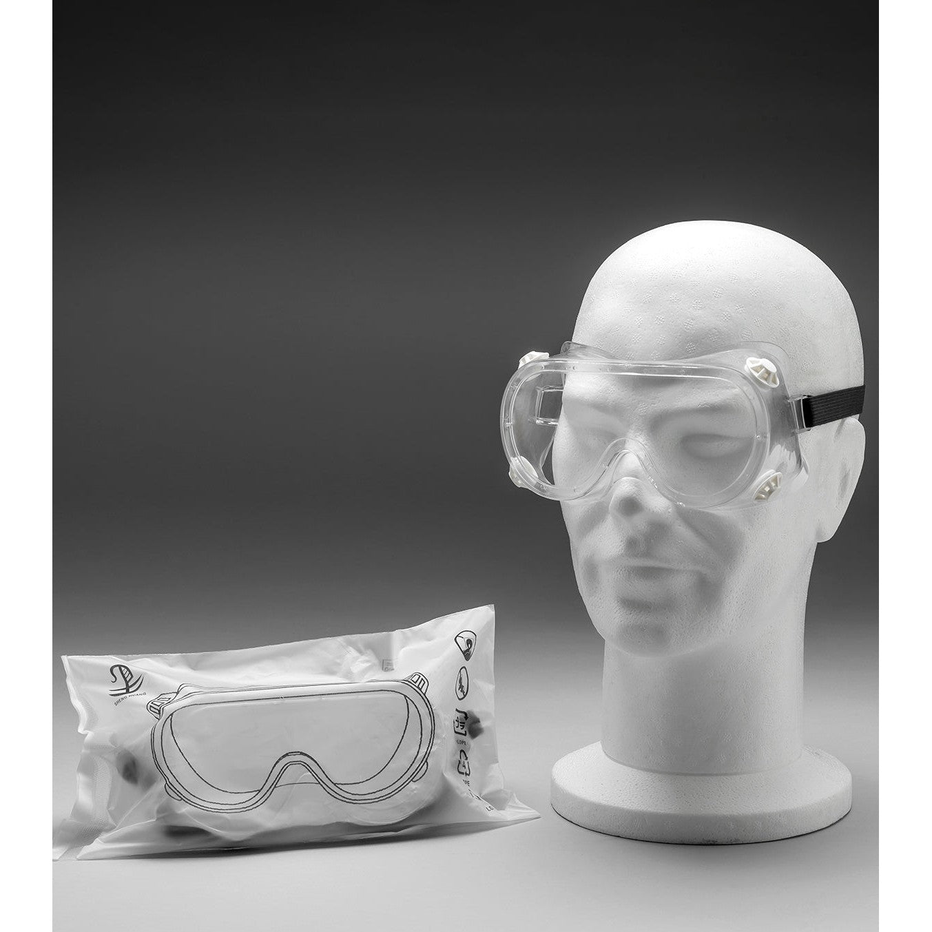 Result Essential Hygiene PPE Medical Splash Goggles Anti-Fog Panoramic Lens