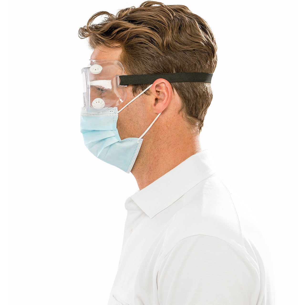 Result Essential Hygiene PPE Medical Splash Goggles Anti-Fog Panoramic Lens