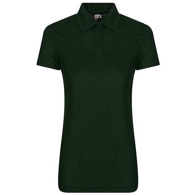 Prortx Women's Pro Polyester Polo Modern Fit Twin-Button Pique Knit Top