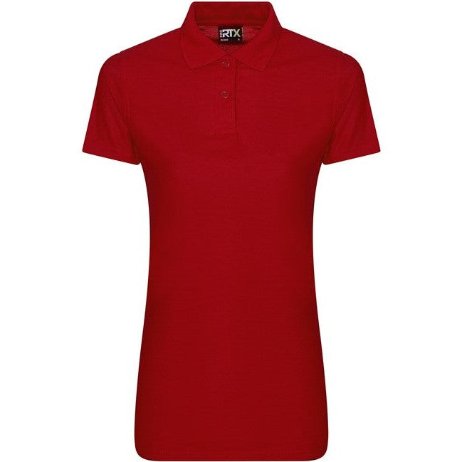 Prortx Women's Pro Polyester Polo Modern Fit Twin-Button Pique Knit Top