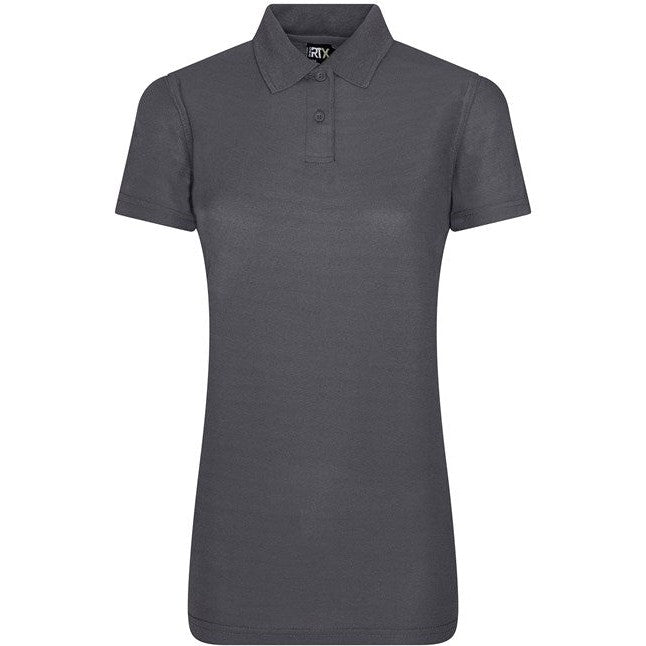 Prortx Women's Pro Polyester Polo Modern Fit Twin-Button Pique Knit Top