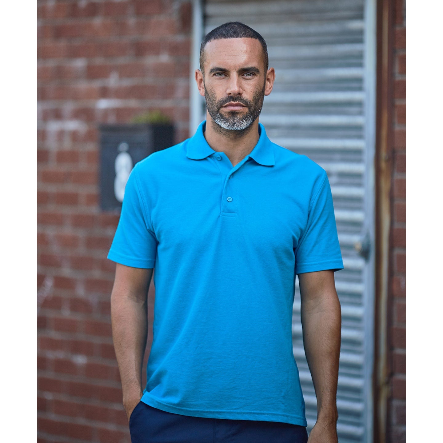 Prortx Pro Polo Shirt Yellow Durable Workwear Uniform Ribbed Collar