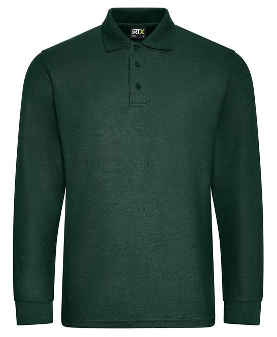 Prortx Pro Long Sleeve Polo Shirt 50% Cotton Workwear Cuffed Hem Sizes S-4XL